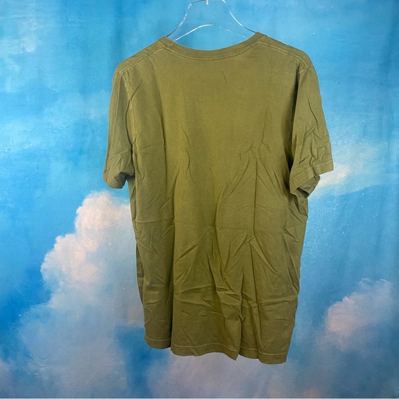 LOVE YOURZ I DONT NEED U GREEN GRAPHIC SHORT SLEEVE T SHIRT - SZ L - Picture 2 of 4